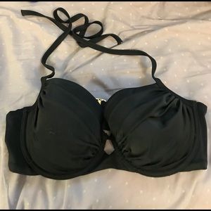 Victoria’s secret black push up top. 34C